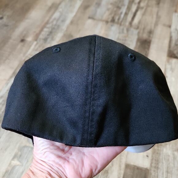 Mens Black Yellow #14 Flexfit Hat Cap L/XL Chase Briscoe Clint Bowyer Aston F1 - Picture 4 of 11